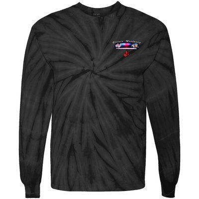 Cruizin' Woodward Ave M1 Priceless Funny Police Front & Back Tie-Dye Long Sleeve Shirt