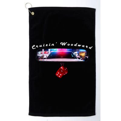 Cruizin' Woodward Ave M1 Priceless Funny Police Front & Back Golf Towel