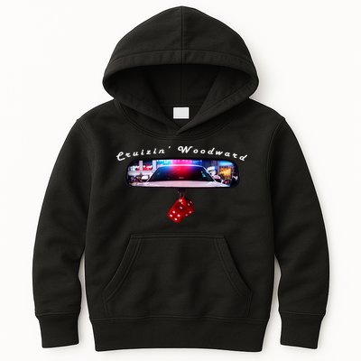 Cruizin' Woodward Ave M1 Priceless Funny Police Front & Back Kids Hoodie