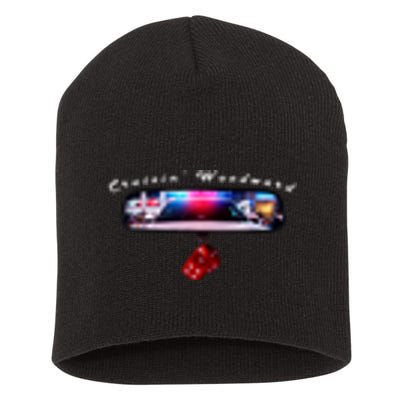 Cruizin' Woodward Ave M1 Priceless Funny Police Front & Back Short Acrylic Beanie