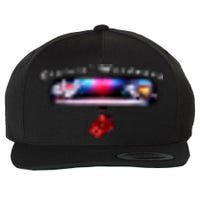 Cruizin' Woodward Ave M1 Priceless Funny Police Front & Back Wool Snapback Cap