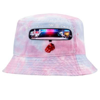 Cruizin' Woodward Ave M1 Priceless Funny Police Front & Back Tie-Dyed Bucket Hat