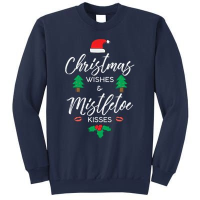 Christmas Wishes And Mistletoe Sweatshirt