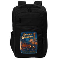 Crusin' Woodwaard A Michigan Tradition Totem Pole Teds Impact Tech Backpack