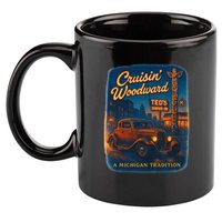 Crusin' Woodwaard A Michigan Tradition Totem Pole Teds 11oz C Handle Ceramic Mug