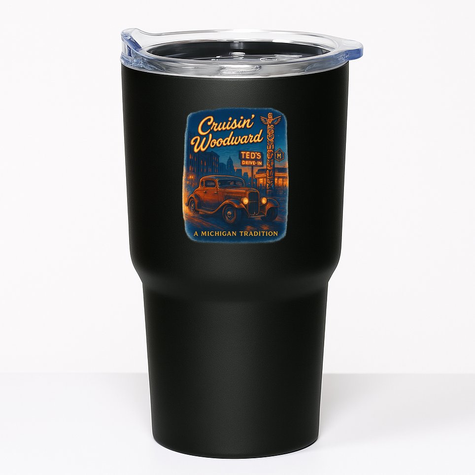 Crusin' Woodwaard A Michigan Tradition Totem Pole Teds Tumbler