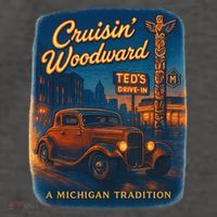 Crusin' Woodwaard A Michigan Tradition Totem Pole Teds Vector Backpack
