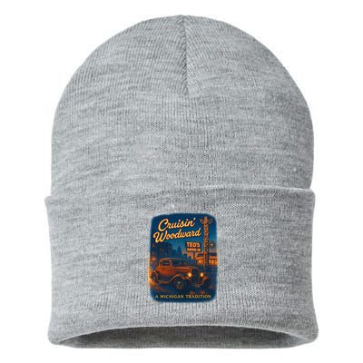 Crusin' Woodwaard A Michigan Tradition Totem Pole Teds Sustainable Knit Beanie