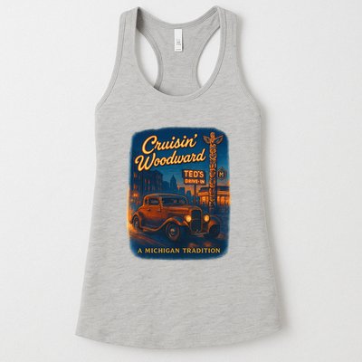 Crusin' Woodwaard A Michigan Tradition Totem Pole Teds Womens Tank Top