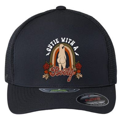 Cutie With A Booty Funny Halloween Fall Flexfit Unipanel Trucker Cap