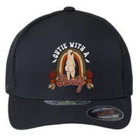 Cutie With A Booty Funny Halloween Fall Flexfit Unipanel Trucker Cap