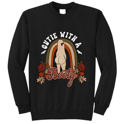 Cutie With A Booty Funny Halloween Fall Sweatshirt