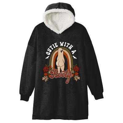 Cutie With A Booty Funny Halloween Fall Hooded Wearable Blanket