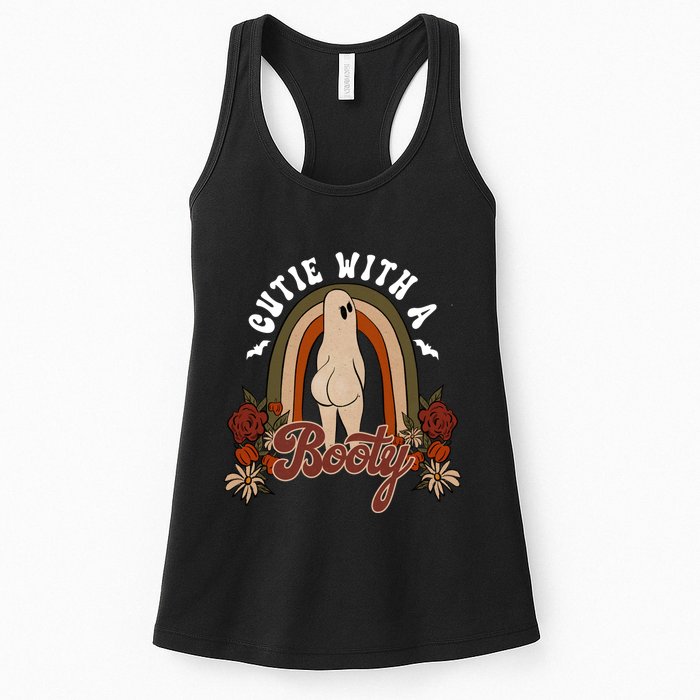 Cutie With A Booty Funny Halloween Fall Womens Tank Top