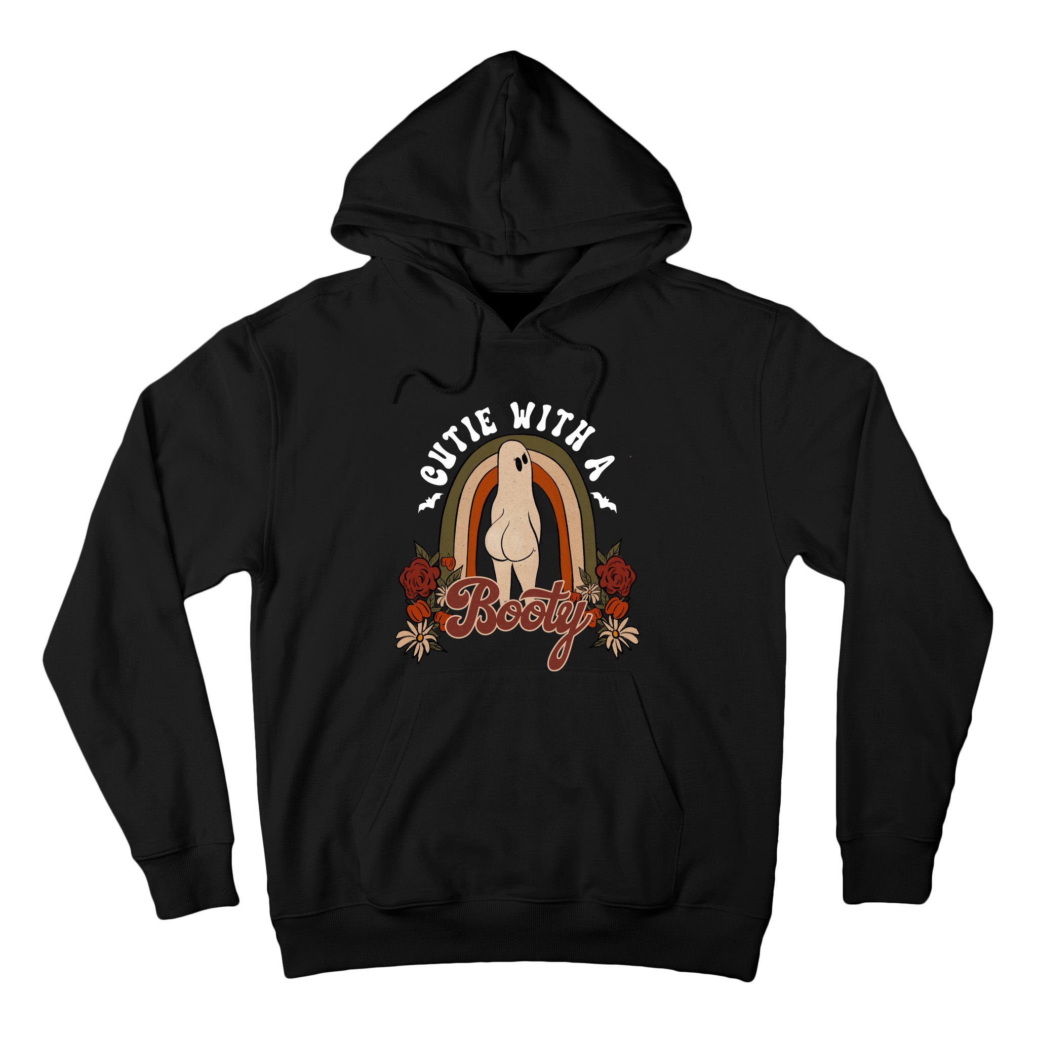 Cutie With A Booty Funny Halloween Fall Tall Hoodie