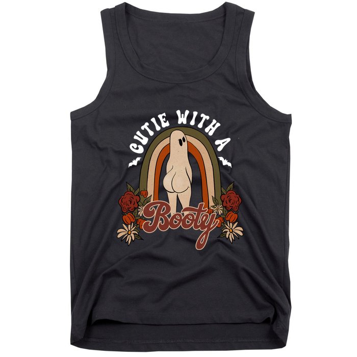 Cutie With A Booty Funny Halloween Fall Tank Top