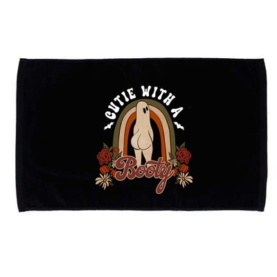 Cutie With A Booty Funny Halloween Fall Microfiber Hand Towel