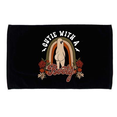 Cutie With A Booty Funny Halloween Fall Microfiber Hand Towel