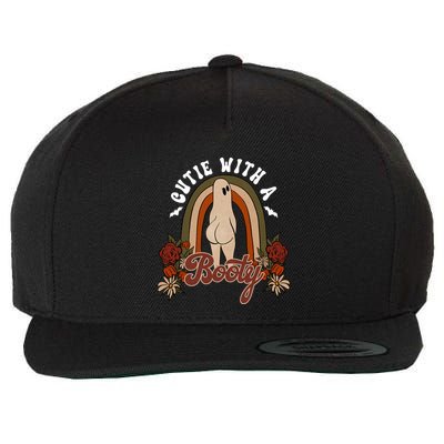Cutie With A Booty Funny Halloween Fall Wool Snapback Cap