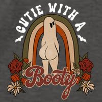 Cutie With A Booty Funny Halloween Fall Vector Backpack