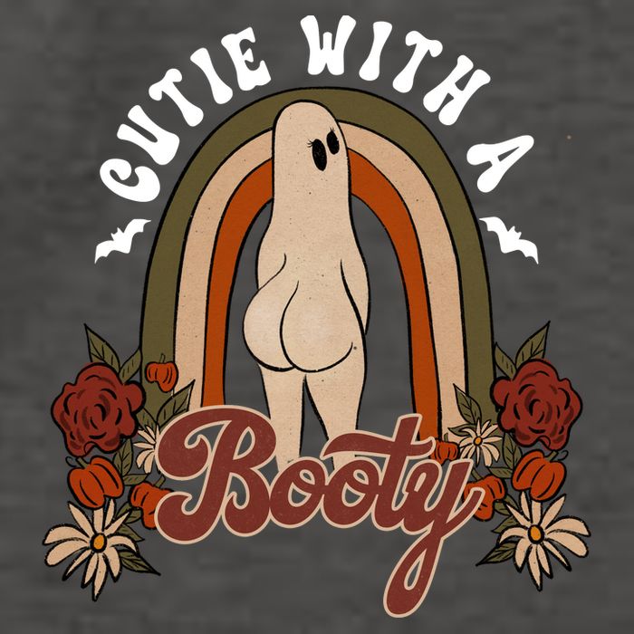 Cutie With A Booty Funny Halloween Fall Vector Backpack