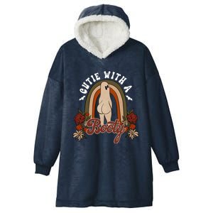 Cutie With A Booty Funny Halloween Fall Hooded Wearable Blanket