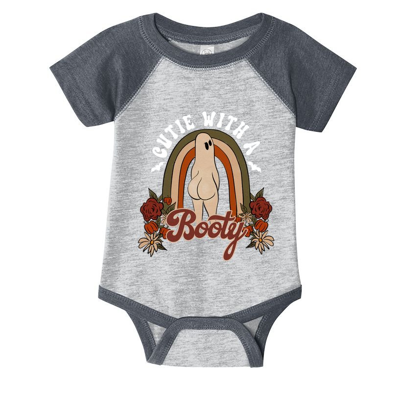 Cutie With A Booty Funny Halloween Fall Infant Baby Jersey Bodysuit