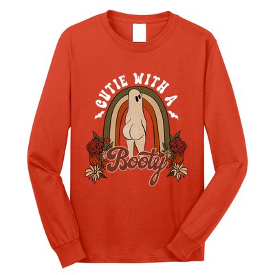 Cutie With A Booty Funny Halloween Fall Long Sleeve Shirt