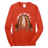 Cutie With A Booty Funny Halloween Fall Long Sleeve Shirt