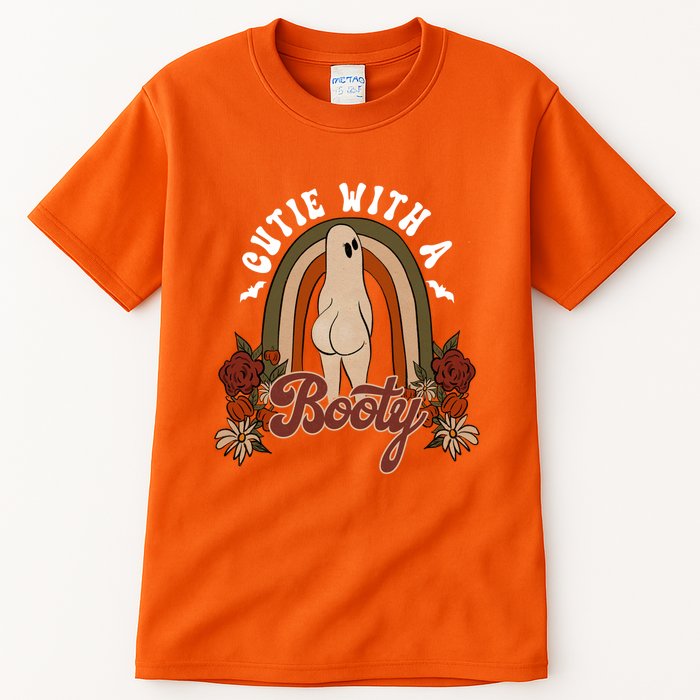 Cutie With A Booty Funny Halloween Fall Tall T-Shirt