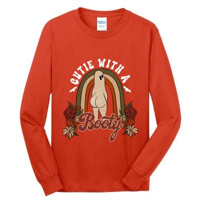 Cutie With A Booty Funny Halloween Fall Tall Long Sleeve T-Shirt