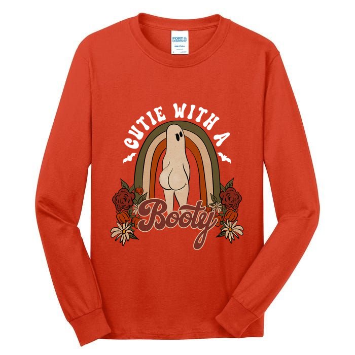 Cutie With A Booty Funny Halloween Fall Tall Long Sleeve T-Shirt