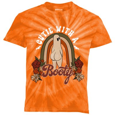 Cutie With A Booty Funny Halloween Fall Kids Tie-Dye T-Shirt