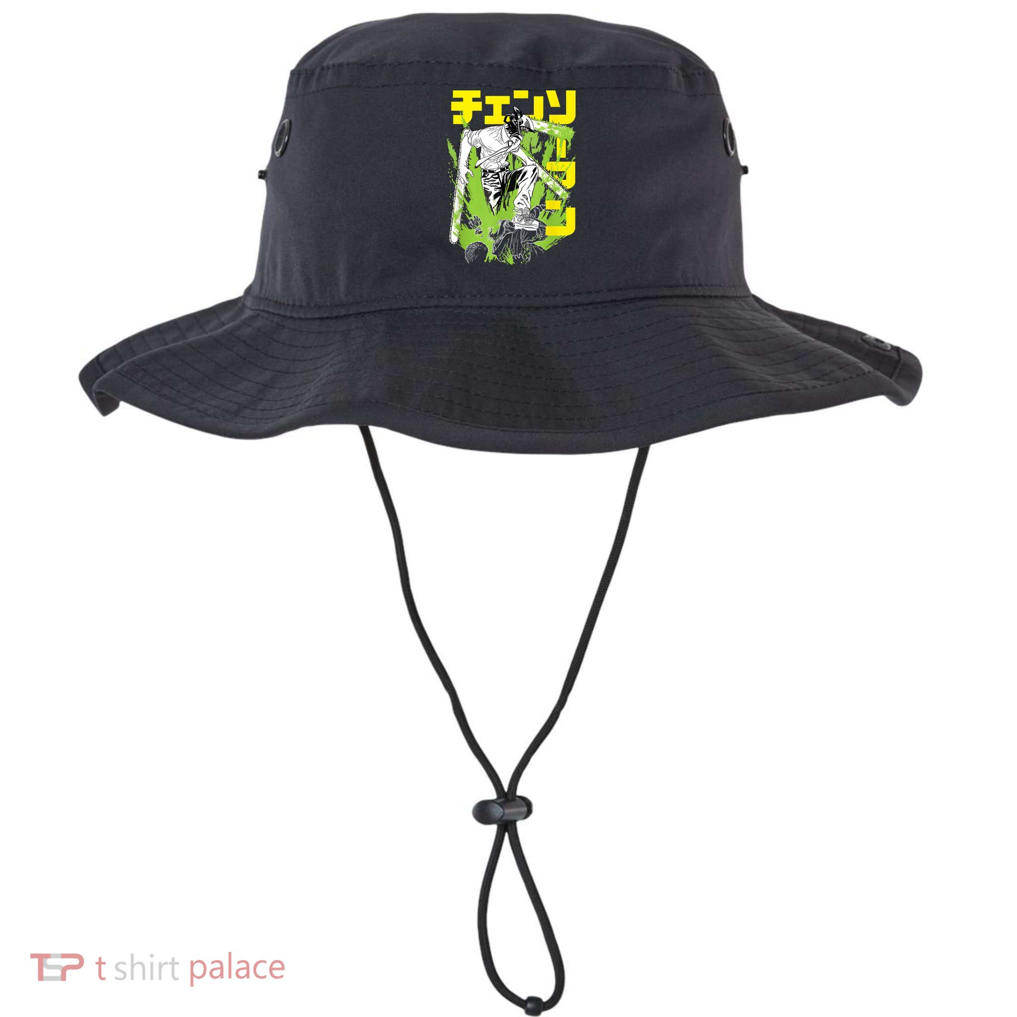 Chainsaw Warrior Anime Retro Vintage Bucket Hat