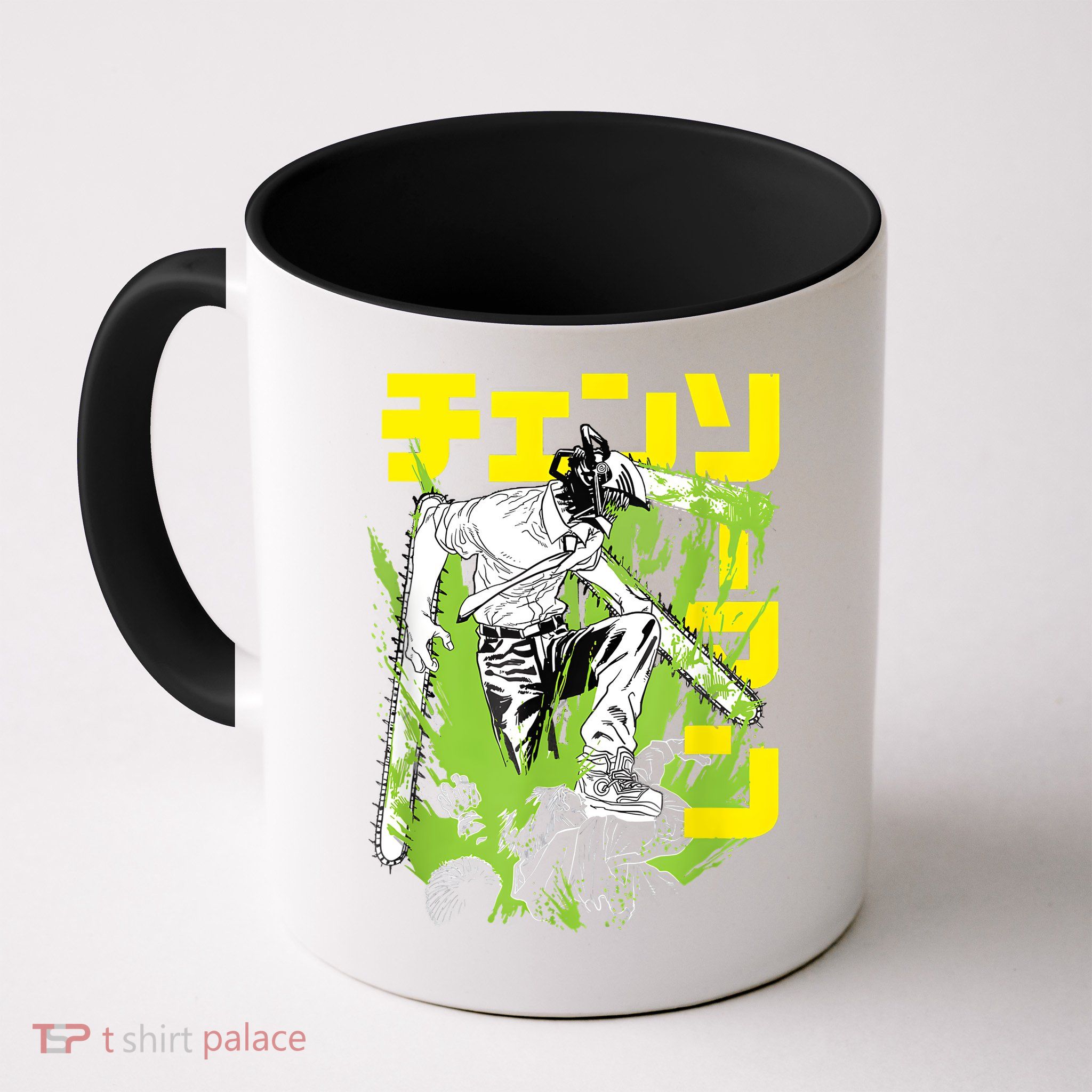 Chainsaw Warrior Anime Retro Vintage Mug