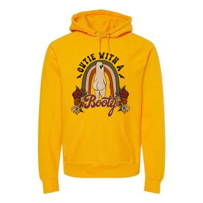 Cutie With A Booty Funny Halloween Ghost Premium Hoodie