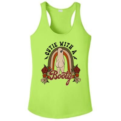 Cutie With A Booty Funny Halloween Ghost Ladies PosiCharge Competitor Racerback Tank