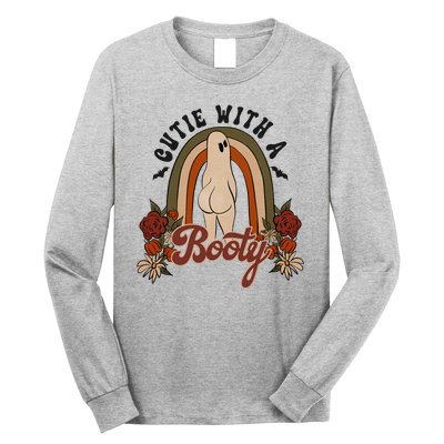 Cutie With A Booty Funny Halloween Ghost Long Sleeve Shirt