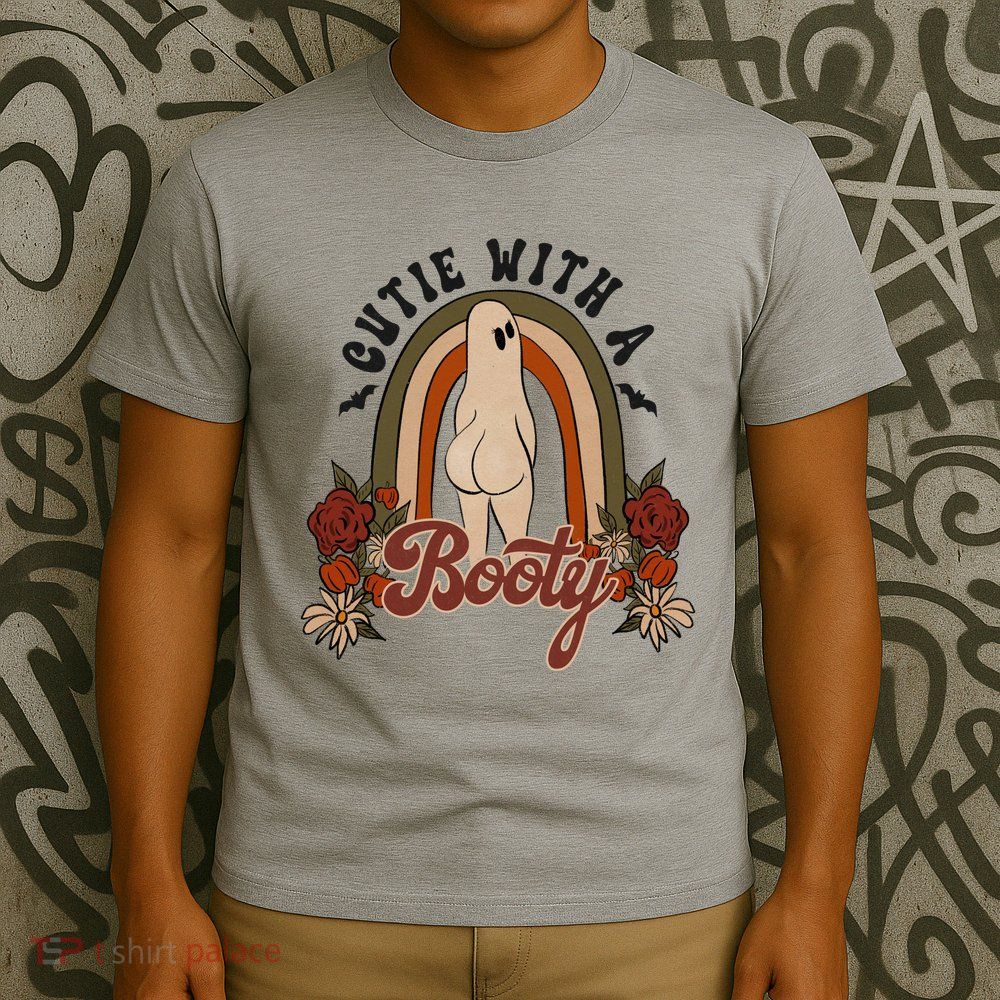 Cutie With A Booty Funny Halloween Ghost T-Shirt
