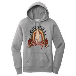 Cutie With A Booty Funny Halloween Ghost Women's Pullover Hoodie