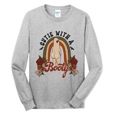 Cutie With A Booty Funny Halloween Ghost Tall Long Sleeve T-Shirt