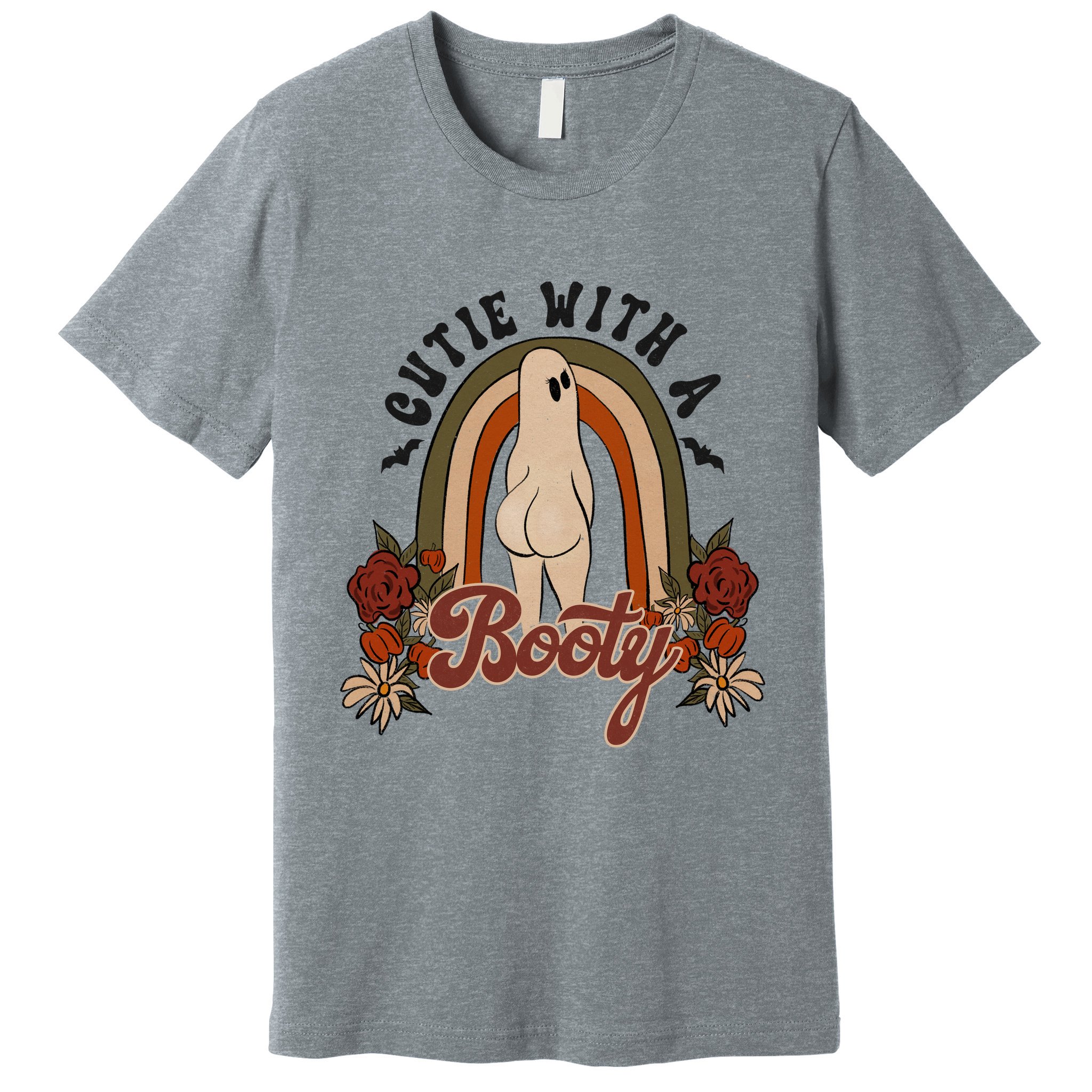 Cutie With A Booty Funny Halloween Ghost Premium T-Shirt