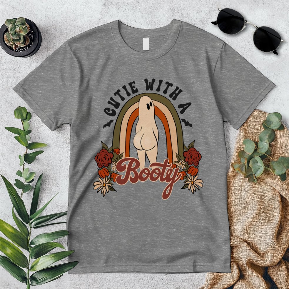 Cutie With A Booty Funny Halloween Ghost Premium T-Shirt
