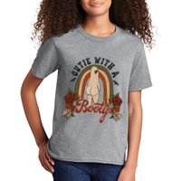 Cutie With A Booty Funny Halloween Ghost Kids T-Shirt
