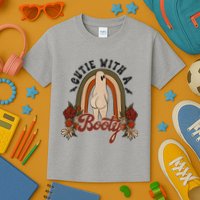 Cutie With A Booty Funny Halloween Ghost Kids T-Shirt