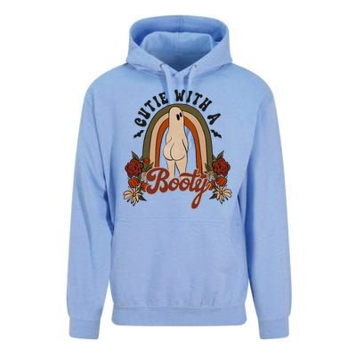 Cutie With A Booty Funny Halloween Ghost Unisex Surf Hoodie