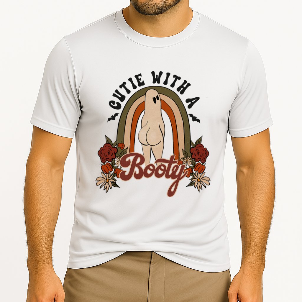 Cutie With A Booty Funny Halloween Ghost Performance Shirt