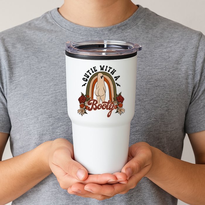 Cutie With A Booty Funny Halloween Ghost Tumbler