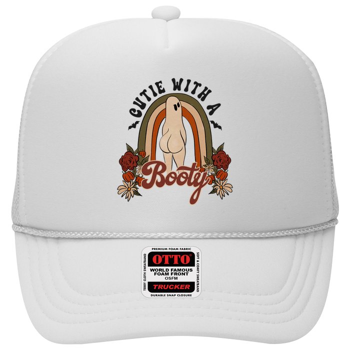Cutie With A Booty Funny Halloween Ghost Trucker Hat
