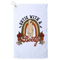 Cutie With A Booty Funny Halloween Ghost Golf Towel